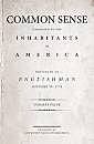 common sense published by Thomas Paine