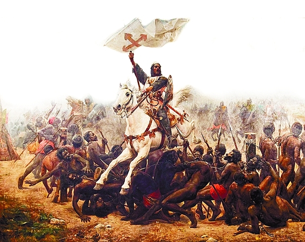 Conquesta de Granada pels Reis Catòlics. Rendició de Boabdil.