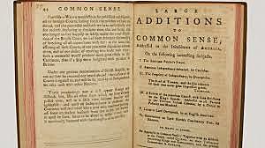 "Common sense" published by Thomas Paine