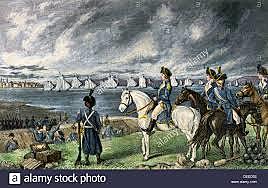Washington arrives o outskirts of Boston with Continental troops