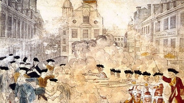 British surrender Boston