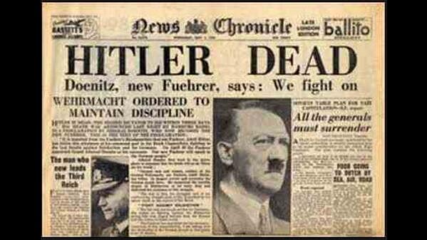 Hitler Commits suicide