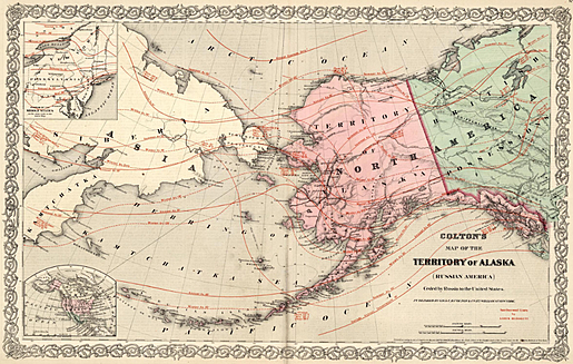 Alaska is purchased from Russia