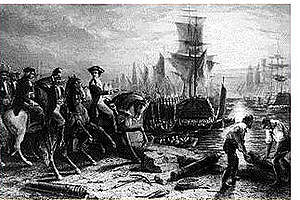 British surrender Boston