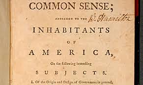 "Common Sense" published by Thomas Paine.