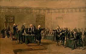 The decoration of independence is signed