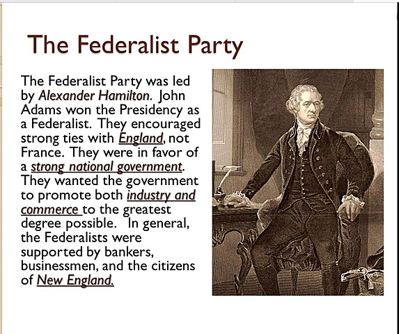 The First Political parties