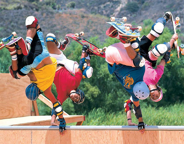 Is a pro skateboarder at age 14