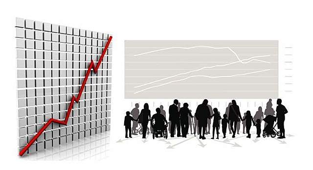 Crecimiento de la población.