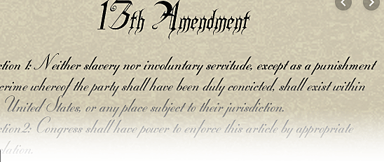 13th amendment