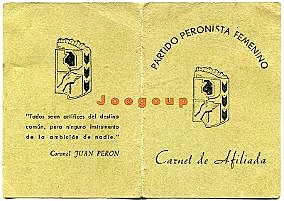 Creación del Partido Peronista Femenino