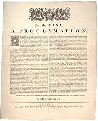 Royal Proclamation