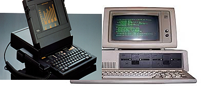 IBM PC, 1ra. Laptop,y  BBC Microcomputer