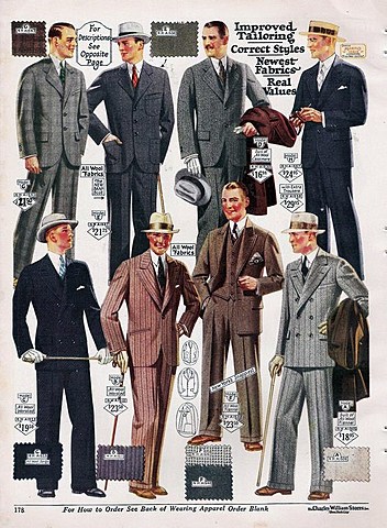 Mens fashion in the 50s