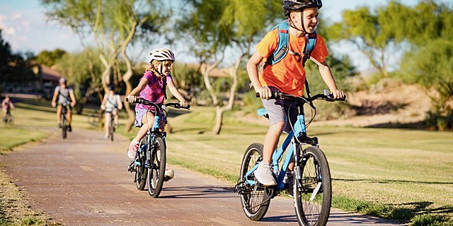 First Time Riding a Bicycle