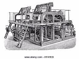 Printing Press for mass production (19th Century)