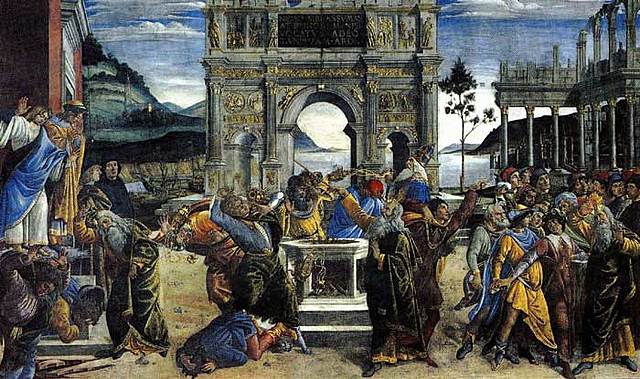 Botticelli in the Sistine Chapel