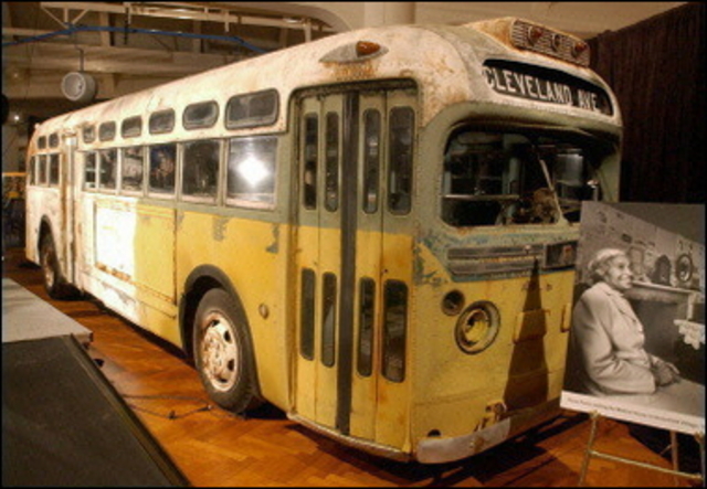 Freedom rides begin from Washington, D.C: Groups of black and white people ride buses through the South to challenge segregation.
