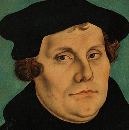 De Duitse monnik Maarten Luther (1483-1546)