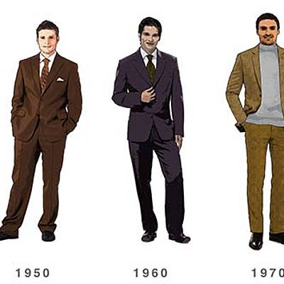 Timeline: Menswear History 1940s to 1990s