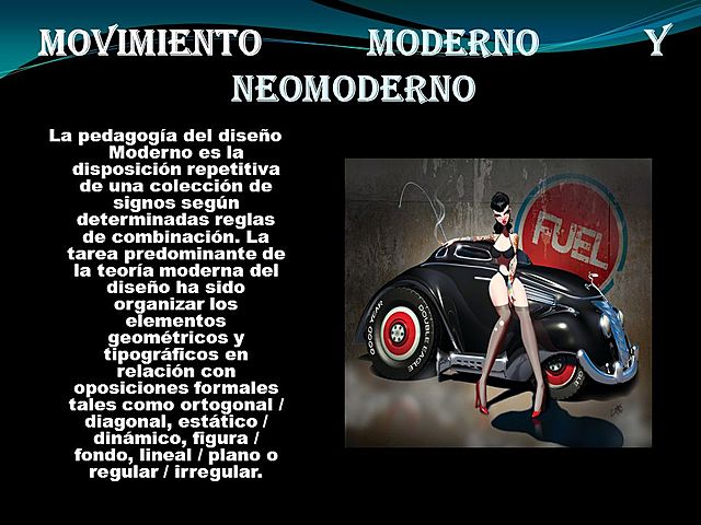 Movimiento moderno y neomoderno