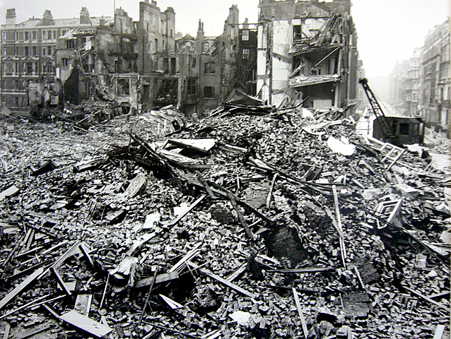 Total civilian deaths during the Blitz were around 40,000