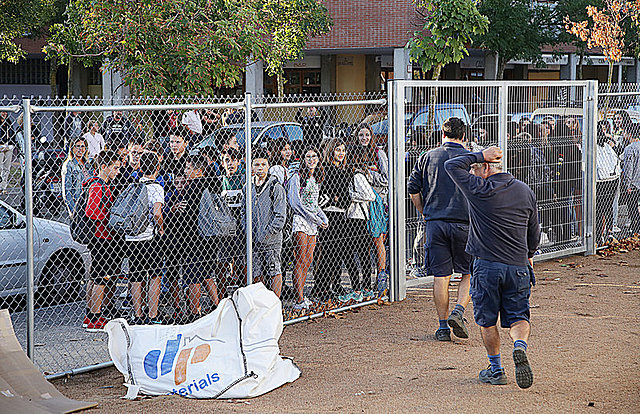Començament institut Sarrià