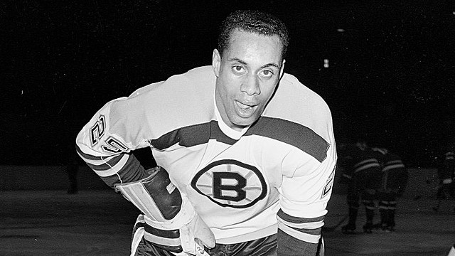 Willie O'Ree makes NHL debut