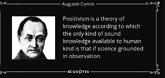 "The Positive Philosphy of Auguste Comte"