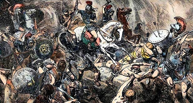 Esparta vence a Atenas en la guerra del Peloponeso