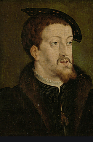 Karel V werd in 1515 landsheer.