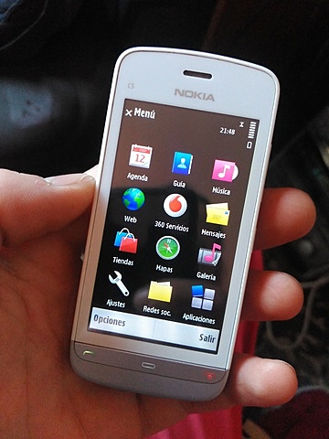 teléfonos de pantalla tactl