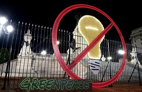 PROHIBICIÓN DE LAS LAMPARAS DE INCANDESCENCIA.