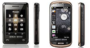 Teléfono con la pantalla táctil