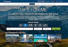 First travel website: Travelocity