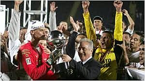 Fist team who won a tournament of the Conmebol in Mexico