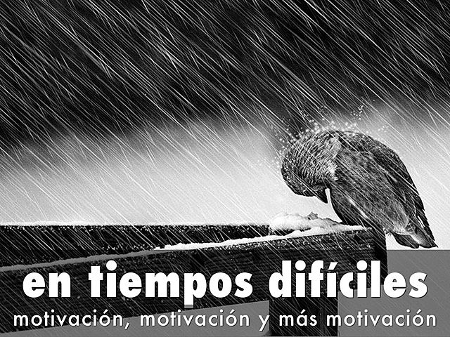 TIEMPOS DIFICILES