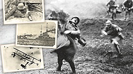 Timeline: Første verdenskrig og mellomkrigstiden i Norge