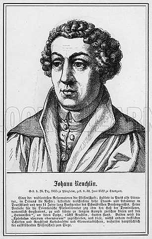 JOHANN REUCHLIN (Pforzheim, Alemania 1455-1522)