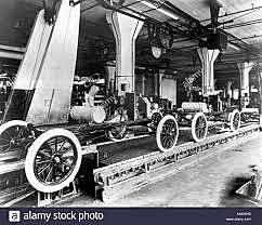 Cadena de montaje del modelo Ford