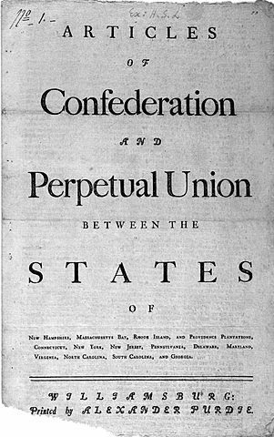 Articles of confederation