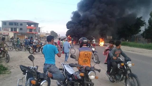 Fuerzas del orden desbloquean Yapacaní