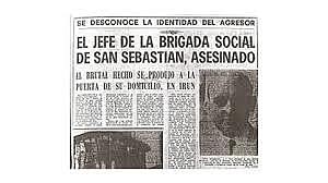 Primer atentat de banda terrorista ETA