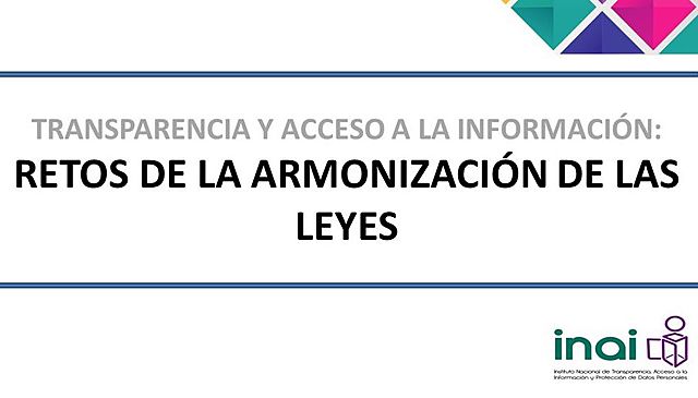Armonización leyes de transparencia.