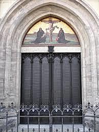 Theses on the door of the Castle Church in Wittenberg