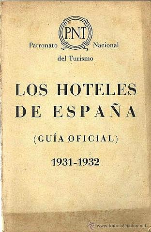 Primera Guía Oficial de Hoteles