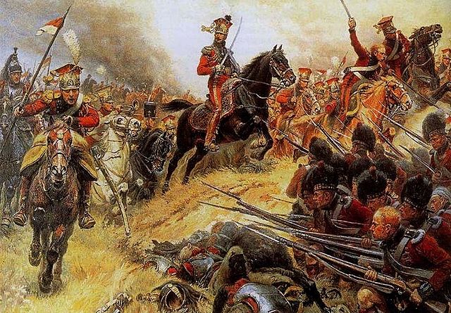 De slag bij Waterloo