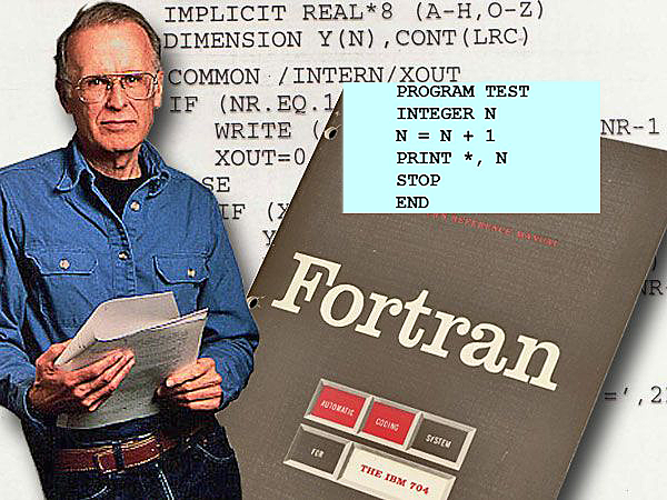 el primer lenguaje de programación de alto nivel - FORTRAN