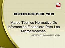 Decreto 3019 de 2013