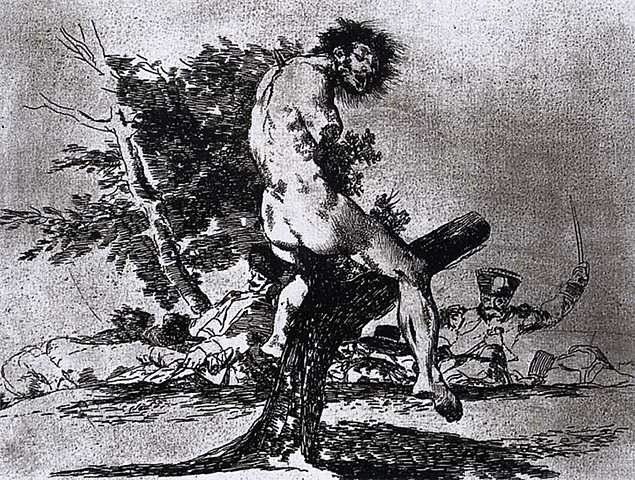 THIS IS WORSE (Francisco de Goya)